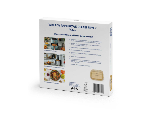 K&M WKŁAD DO AIR FRYER KWADRATOWY AK176 - 1330530 - zdjęcie 4